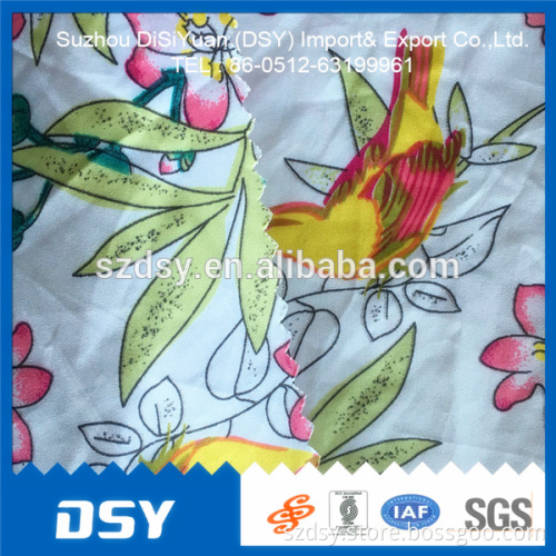 nylon polyester beautiful birds and signs fabric from China
